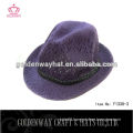 acrylic crochet fedora hats of short brim